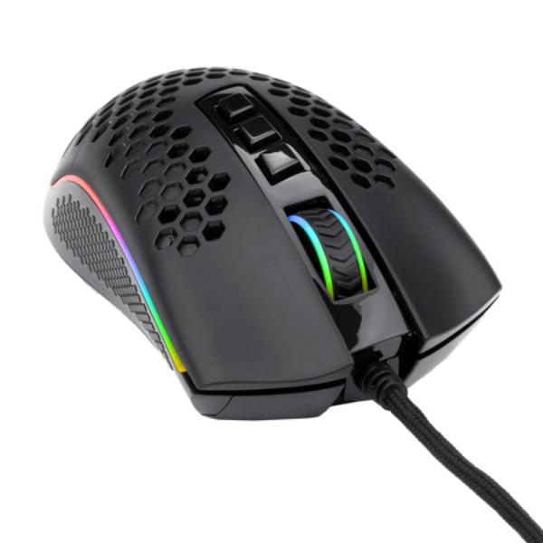 Imagem de Mouse Gamer Redragon Storm, 12400DPI, 7 Botões Programáveis, RGB, Black, M808-RGB