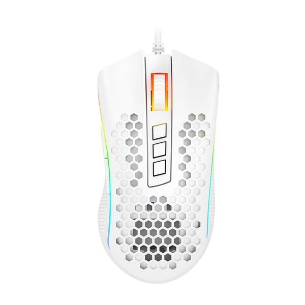 Imagem de Mouse Gamer Redragon Storm Elite Lunar White M988W RGB