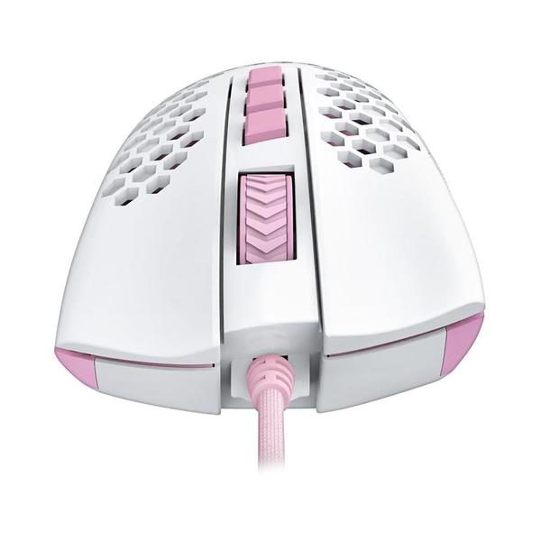 Imagem de Mouse Gamer Redragon Storm RGB, 12400 DPI, 8 Botões, Branco e Rosa - M808WP-RGB