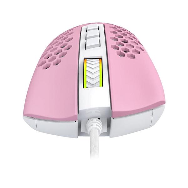 Mouse Gamer Redragon Storm RGB, 12400 DPI, 8 Botões, Rosa e Branco - M808PW-RGB Imagem de Mouse Gamer Redragon Storm RGB, 12400 DPI, 8 Botões, Rosa e Branco - M808PW-RGB