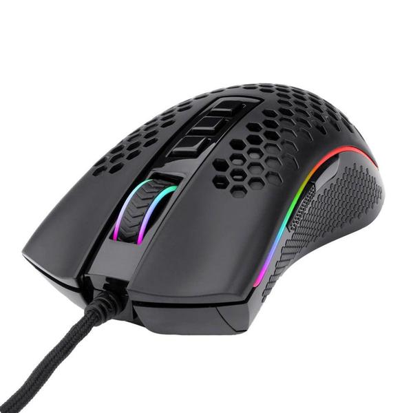 Imagem de Mouse Gamer Redragon Storm RGB, 12400DPI, 7 Botões, Preto - M808-RGB