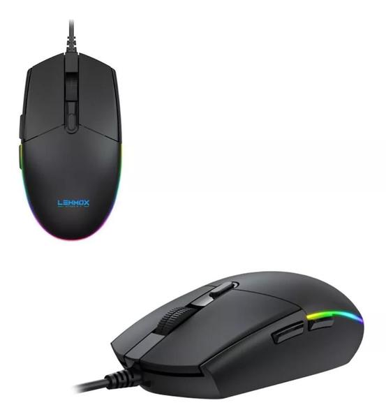 Imagem de Mouse Gamer Rgb 2400 Dpi C/ 6 Botões Gaming Hyper Led Pc