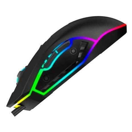 Imagem de Mouse Gamer Rgb 2400 Dpi GT-M10 Jogos Pc Notebook Iluminado