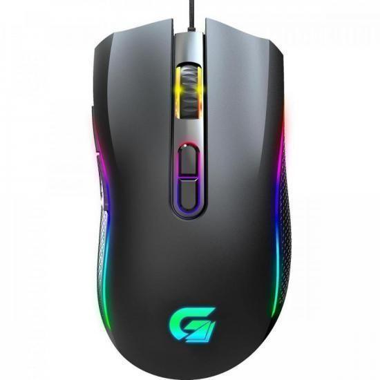 Imagem de Mouse Gamer Rgb Black Hawk Fortrek