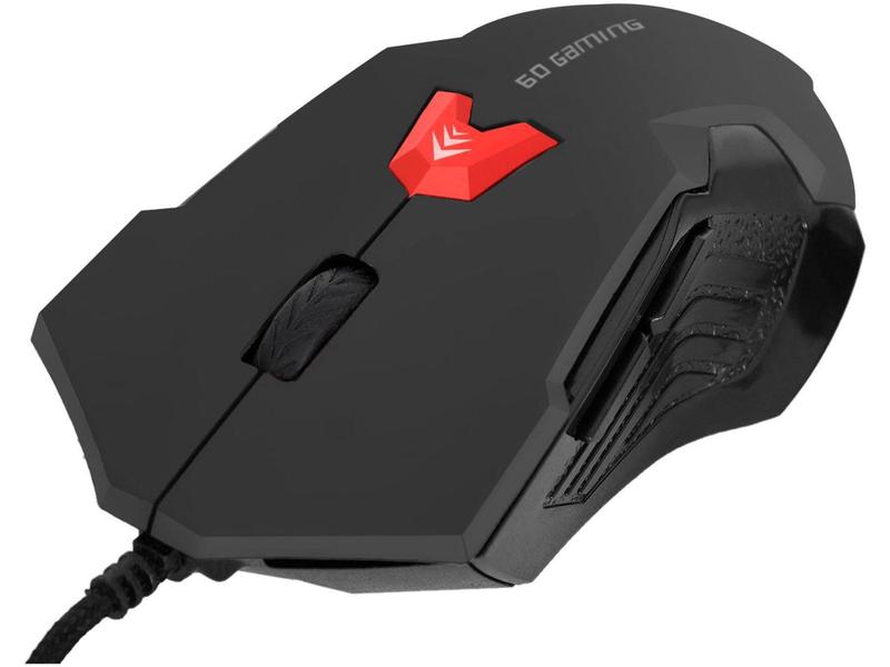 Imagem de Mouse Gamer RGB Bright Óptico 2400DPI - 6 Botões 462 Preto