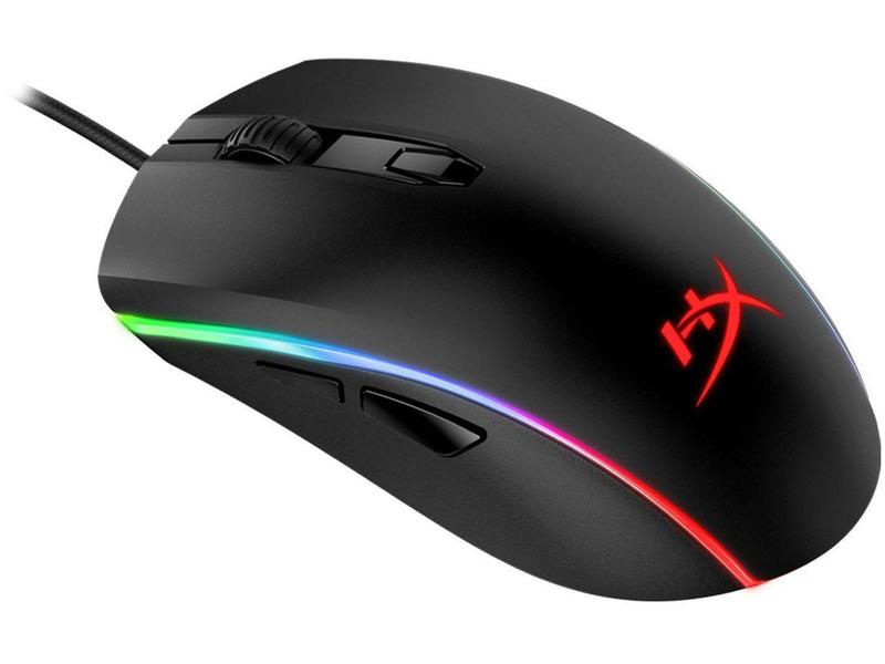 Imagem de Mouse Gamer RGB HyperX Óptico 16000DPI - 6 Botões Pulsefire Surge Preto