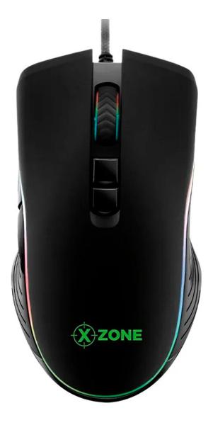 Imagem de Mouse Gamer Rgb Led Programável 4800dpi Xzone Gmf-01