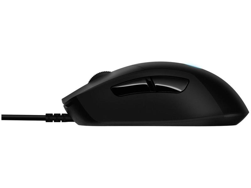 Imagem de Mouse Gamer RGB Logitech Laser 16000DPI 6 Botões - G403 HERO Preto