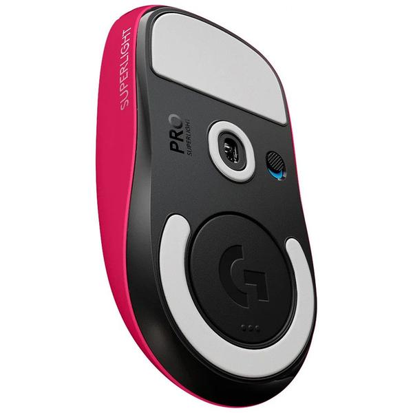 Imagem de Mouse Gamer Sem Fio Logitech G Pro X Superlight USB Rosa - 910-005955