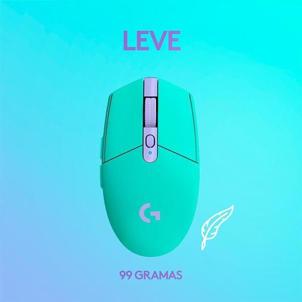 Imagem de Mouse Gamer Sem Fio Logitech G305 Lightspeed, 12.000 DPI, 6 Botões Programáveis, Verde - 910-006377