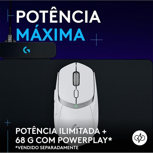 Imagem de Mouse Gamer sem fio Logitech G309 LIGHTSPEED com Switches LIGHTFORCE, Sensor HERO 25K, 6 botões programáveis, Branco - 910-007206