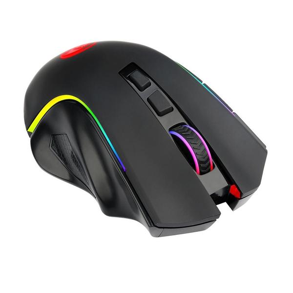 Imagem de Mouse Gamer Sem Fio Redragon Griffin, 8000 DPI, 8 Botões, Wireless, Preto - M602-KS