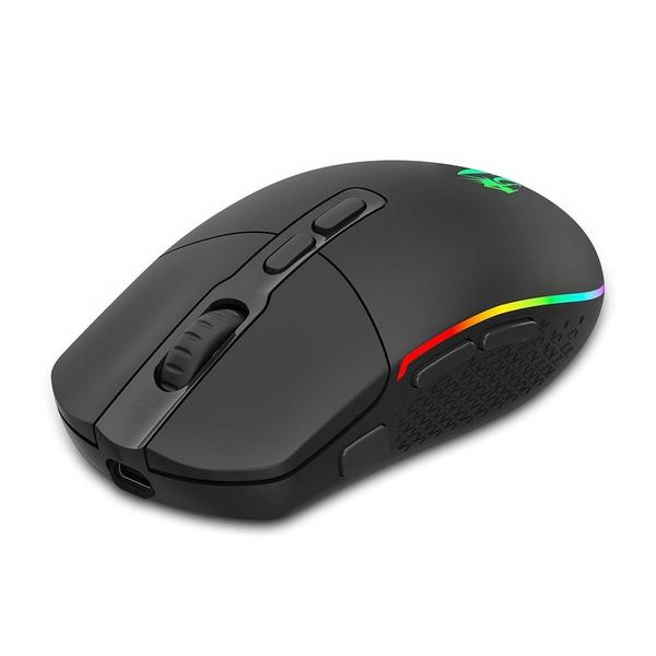 Imagem de Mouse Gamer Sem Fio Redragon Invader Pro, RGB, 10000 DPI, 9 Botões, Wireless, Preto - M719RGB-PRO