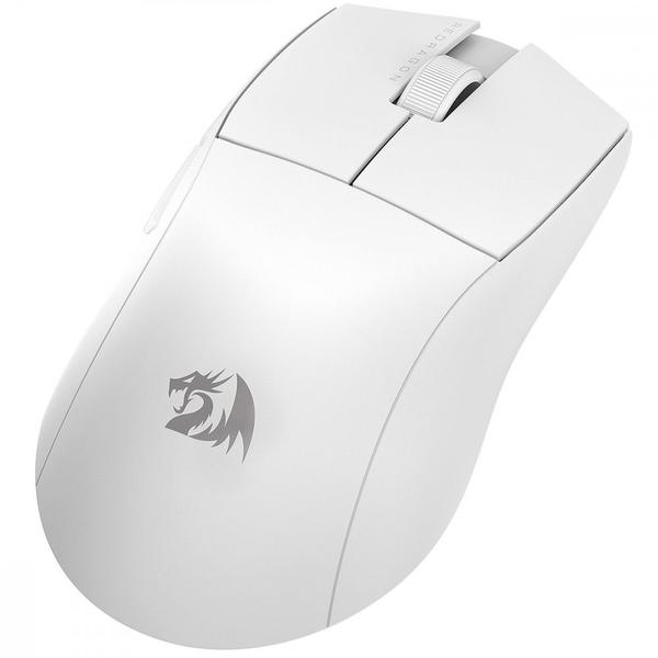 Imagem de Mouse Gamer Sem Fio Redragon King Pro 4K 26000 DPI Branco - M916W-PRO 4K