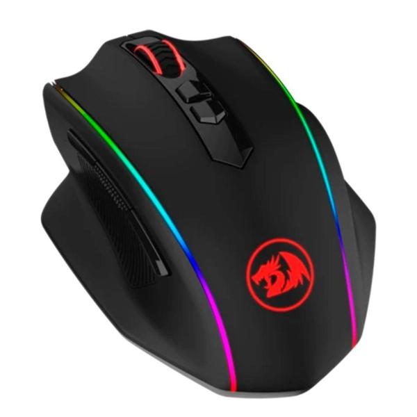 Imagem de Mouse Gamer Sem Fio Redragon Vampire Elite, RGB Chroma, 16000DPI, 8 Botões, USB, Preto - M686RGB