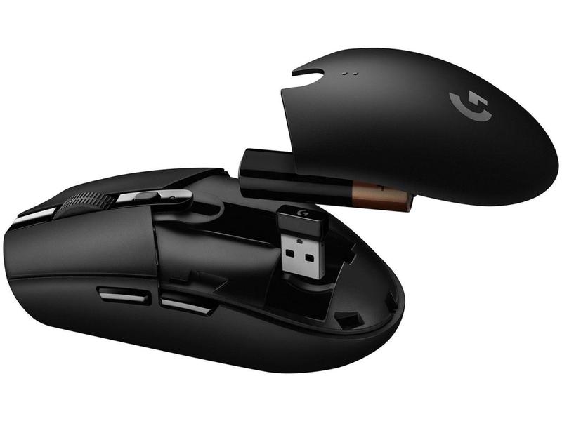 Imagem de Mouse Gamer Sem Fio Sensor Óptico 12000DPI - Logitech G305 Preto