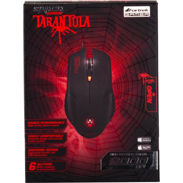 Imagem de Mouse Gamer Spider Tarantula Om702 - Fortrek