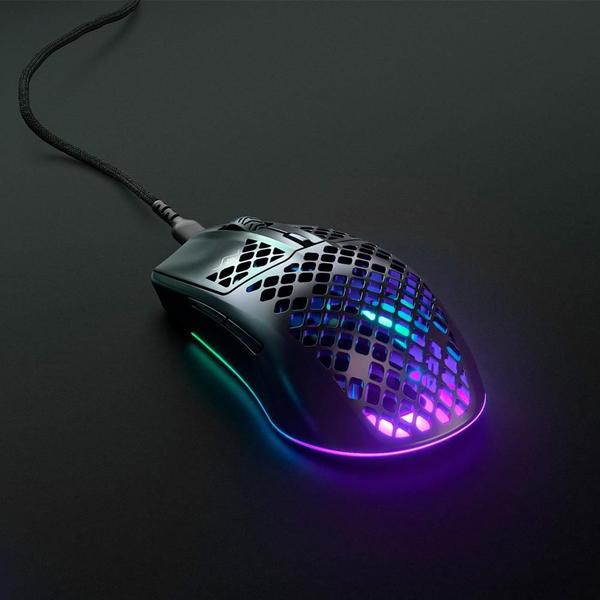 Imagem de Mouse Gamer Steelseries Aerox 3 2022 Edition, RGB, 8.500 DPI, USB-C, Preto - 62611