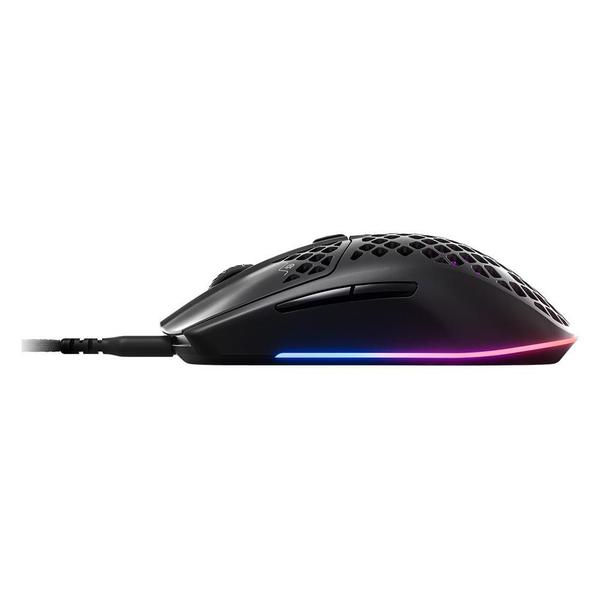 Imagem de Mouse Gamer Steelseries Aerox 3 2022 Edition, RGB, 8.500 DPI, USB-C, Preto - 62611