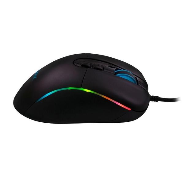 Imagem de Mouse Gamer Titan MS318 Usb 7 Botoes Led Rgb OEX Game Preto