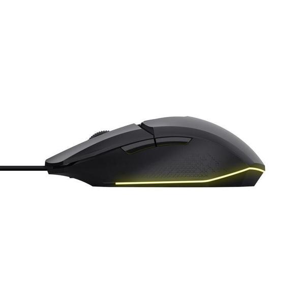 Imagem de Mouse Gamer Trust Felox 6400Dpi Rainbow 6 Botoes - Preto