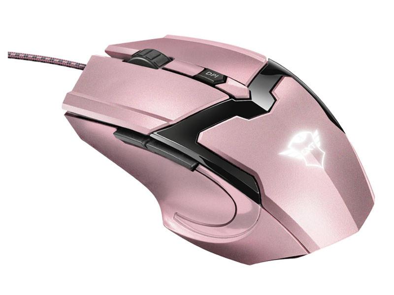 Imagem de Mouse Gamer Trust USB OPTICO 4800 DPI Rosa