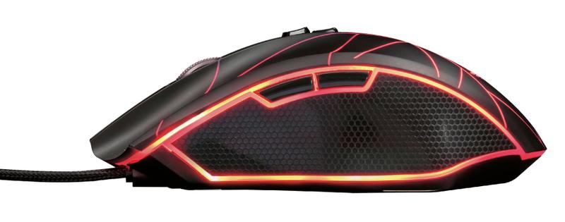 Imagem de Mouse Gamer Ture Ambidestro 4000Dpi Função Macro GXT 160 Rgb 22332 - Trust