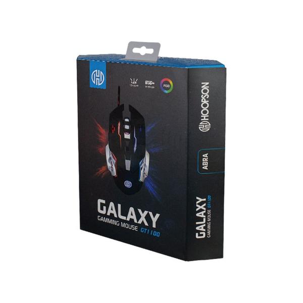 Imagem de Mouse Gamer USB 2400DPI 6 Botoes Galaxy Hoopson GT-1100