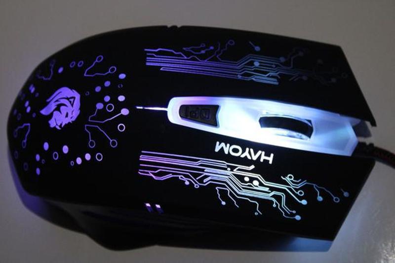 Imagem de Mouse Gamer Usb C/ Leds Rgb 2400dpi 6 Botoes Cabo 1,5 Metros - Hayom