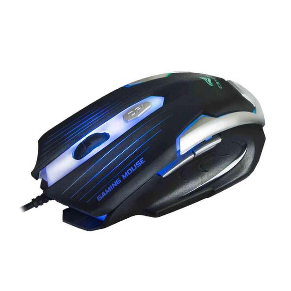 Imagem de Mouse Gamer USB C3Tech MG-11BSI Preto/Prata