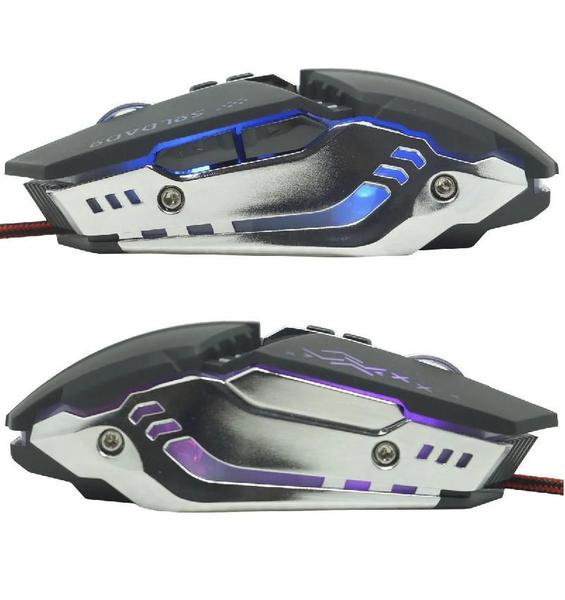 Imagem de Mouse Gamer USB com Iluminação LED RGB Jogos Online