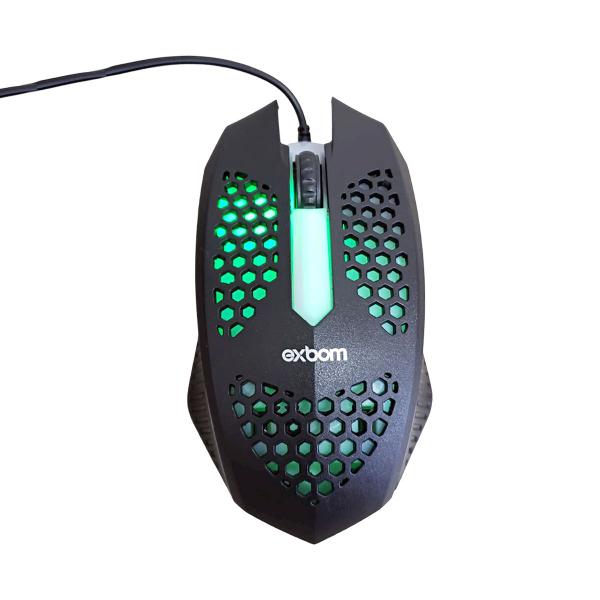 Imagem de Mouse Gamer Usb Óptico Iluminado 1200 Dpi 4 Botões Pc MS-C33