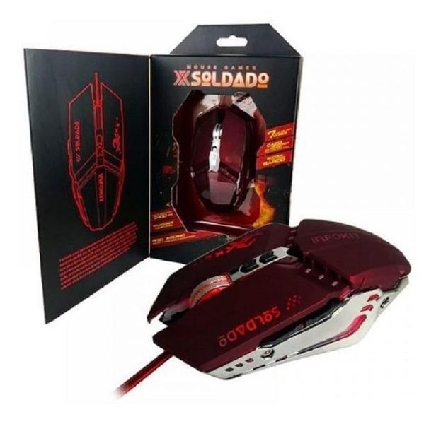 Imagem de Mouse Gamer Usb Revestimento Em Metal Linha Premium Gm-705