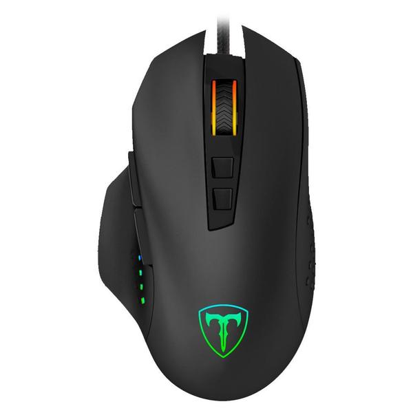 Imagem de Mouse Gamer Velocidade e Precisao para Jogo com fio e Iluminacao RGB Warrant Officer T-Dagger T-TGM203