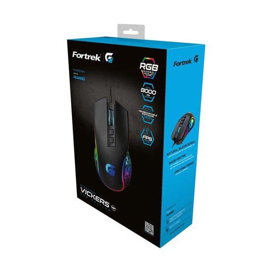 Imagem de Mouse Gamer Vickers RGB 8000DPI - Fortrek