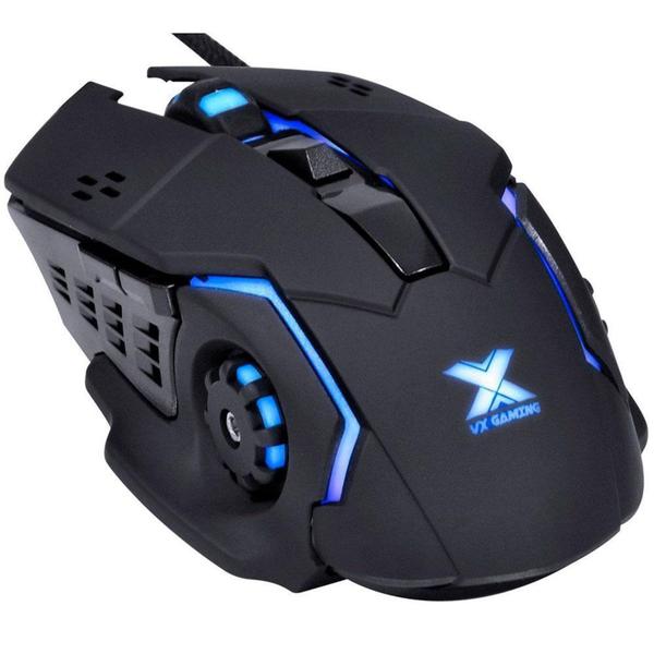 Imagem de Mouse Gamer Vinik VX Gaming Galatica, LED Azul, 6 Botões, 2400DPI - 30992