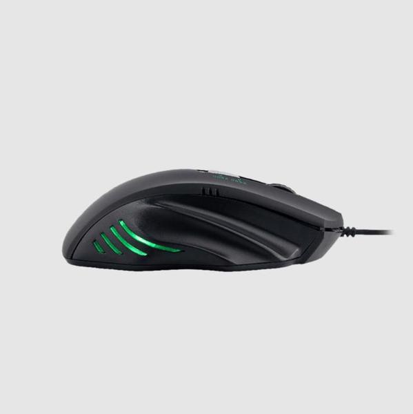 Imagem de Mouse Gamer Viper PRO 3.600 DPI PYTHON - 410  PRETO/VERDE  Bivolt - Vivensis Tecnologia