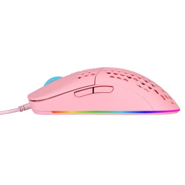 Imagem de Mouse gamer vx gaming void com led rgb- 7600 dpi rosa com cabo usb 1.8 metro - mgv120r