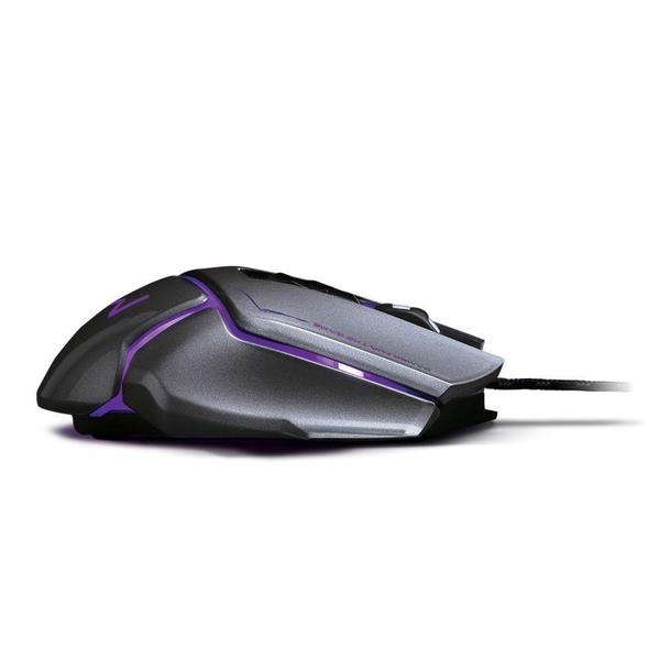 Imagem de Mouse Gamer Warrior 3.200DPI USB Grafite - MO262