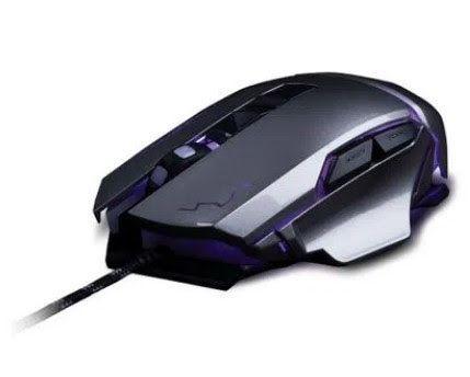 Imagem de Mouse Gamer Warrior Ivor Grafite 3200DPI 7 Botões MO262 - Multilaser