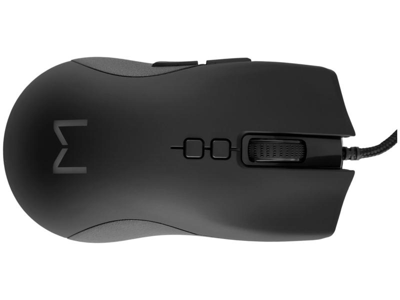 Mouse Gamer Warrior RGB Óptico 12000DPI 7 Botões - Rush Preto Imagem de Mouse Gamer Warrior RGB Óptico 12000DPI 7 Botões
