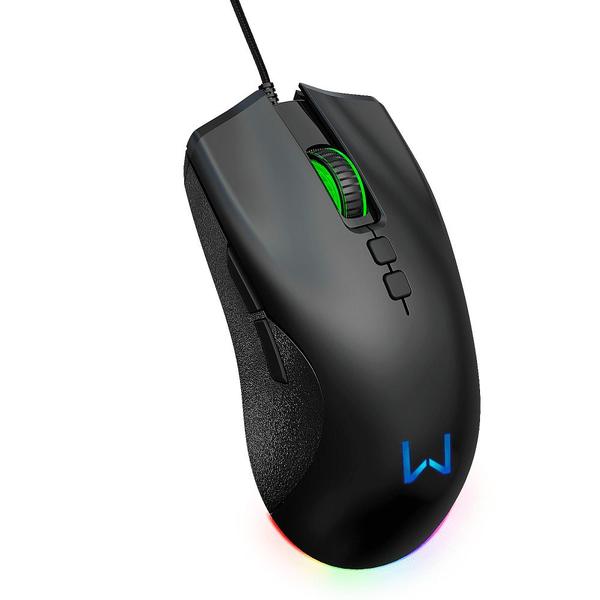 Imagem de Mouse Gamer Warrior Rush, 7 Botões, Rgb, 12000 Dpi - Pixart 3327 - Mo392