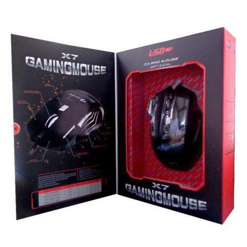 Imagem de Mouse Gamer Weibo X7 Profissional 7 Botões 3200Dpi Usb