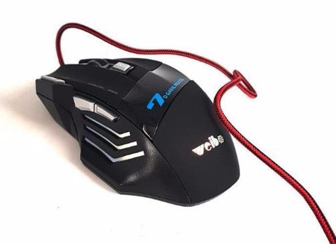 Imagem de Mouse Gamer Weibo X7 Profissional 7 Botões 3200Dpi Usb