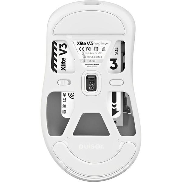 Imagem de Mouse Gamer Wireless Pulsar Xlite V3 Large - Branco