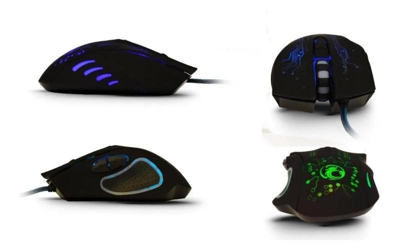 Imagem de Mouse Gamer X9 6 Botões 2400 Dpi Colorido Rgb Ergonomico