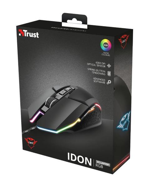 Imagem de Mouse Gamer Xidon 10000Dpi 8 Botões GXT 940 Rgb 23574 - Trust