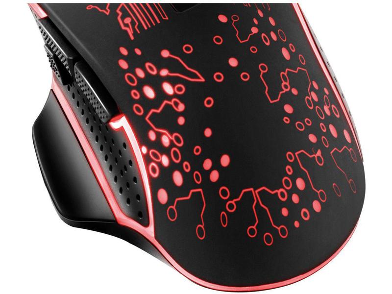 Imagem de Mouse Gamer XZONE Óptico 3200DPI - 8 Botões GMF-03