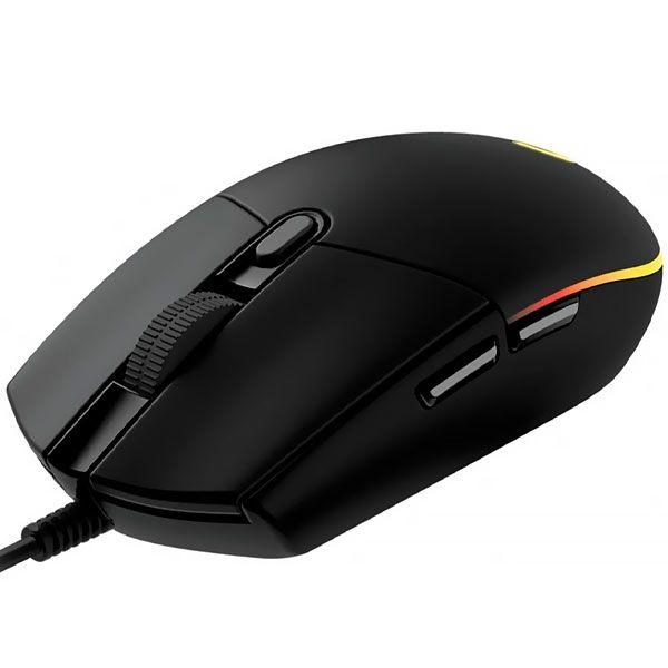 Imagem de Mouse Gaming Logitech G203 USB Ate 8.000 Dpi com Backlight RGB - Preto