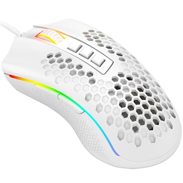 Imagem de Mouse Gaming Redragon Storm Elite M988W-RGB USB Ate 16.000 Dpi com Backlight RGB Chroma - Branco